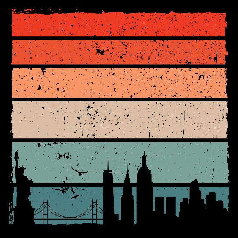 Sunset Skyline Gradient