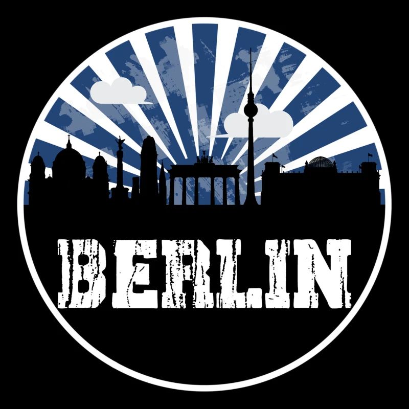 Berlin Skyline Blue Hour