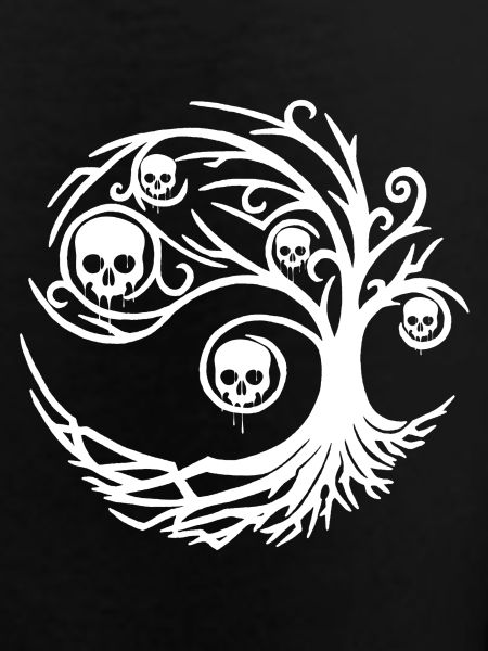 Tree with skulls