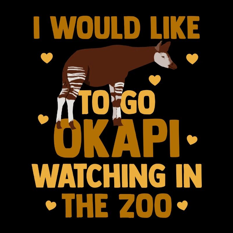 Okapi im Einklang mit der Natur