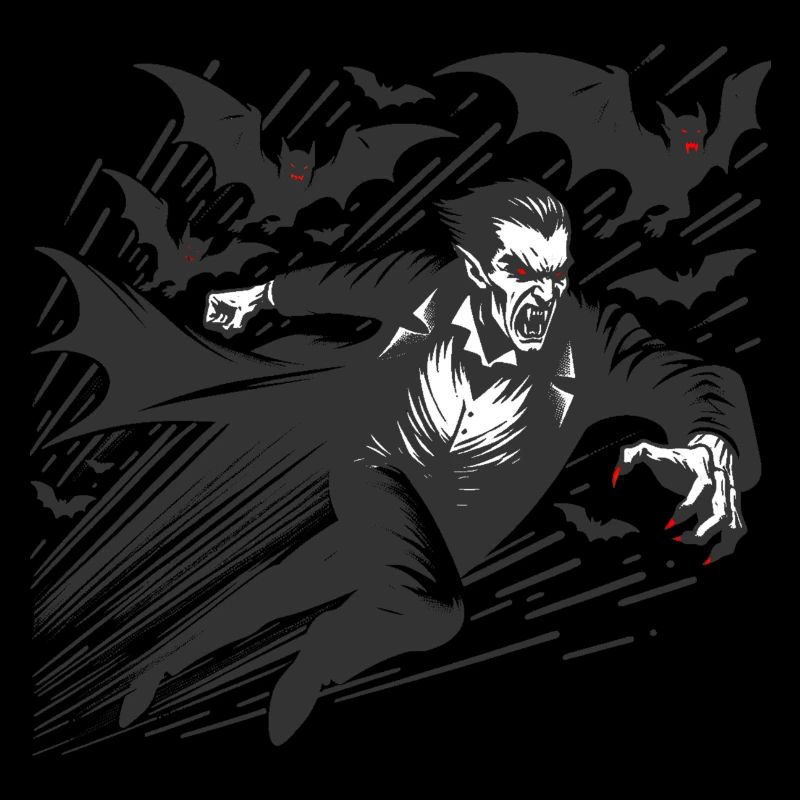 Vampire Bat Creepy Count Monster