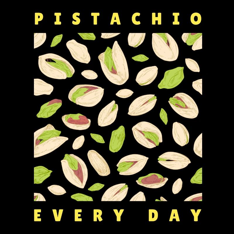 Pistachio Nuts Pattern for Apparel