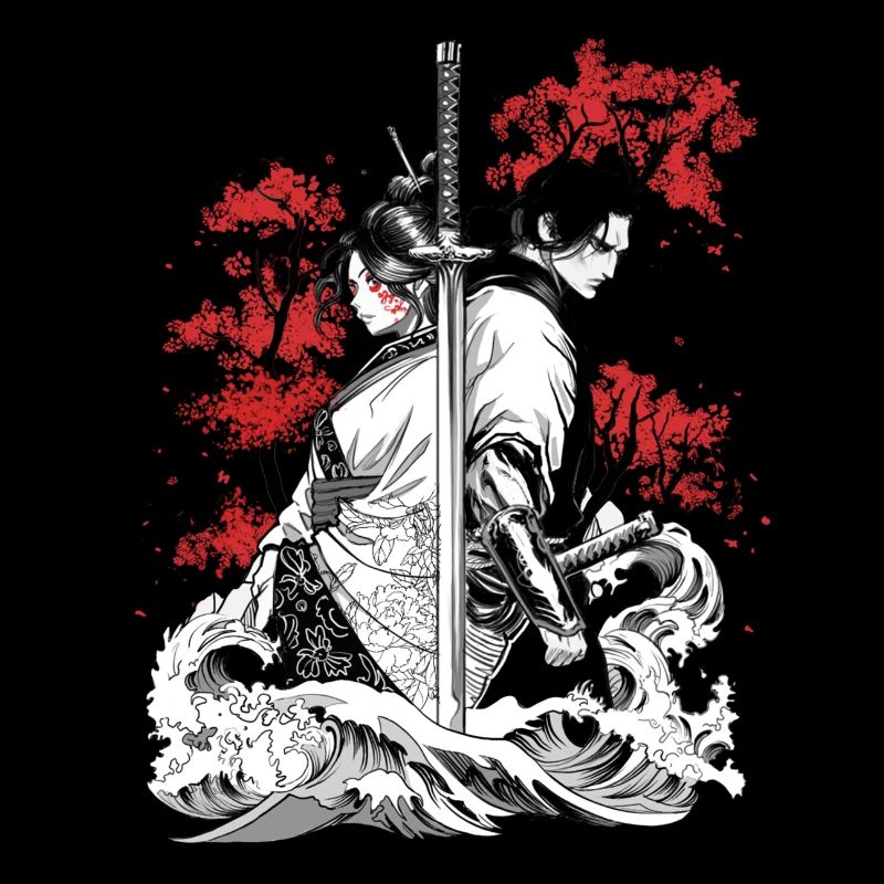 Âmes de samouraï entrelacées