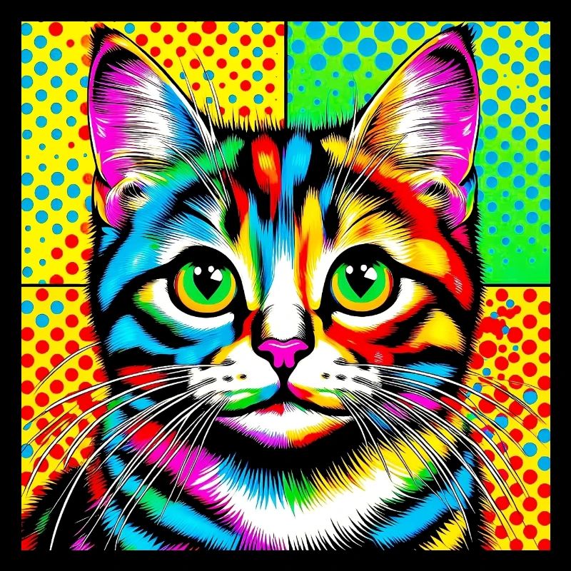 Cat Pop Art