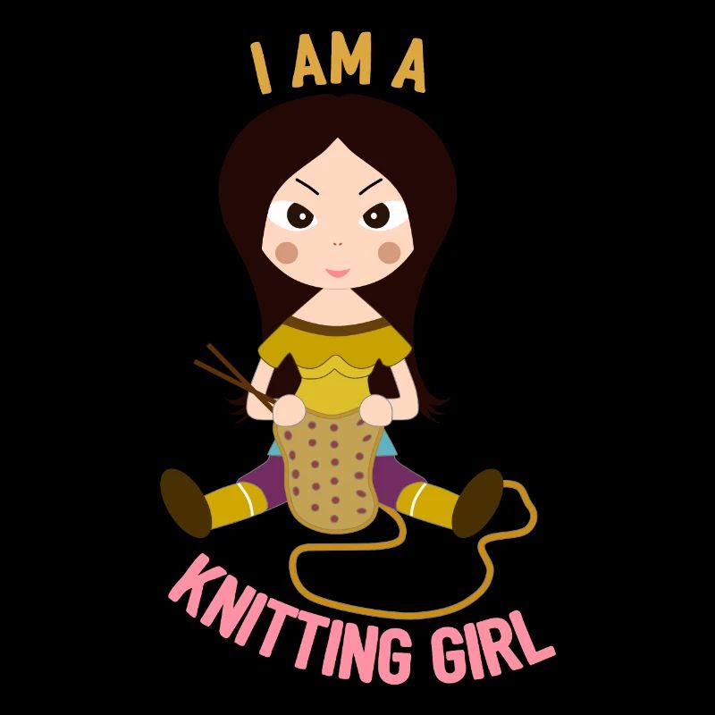 Ich bin ein Strickmädchen