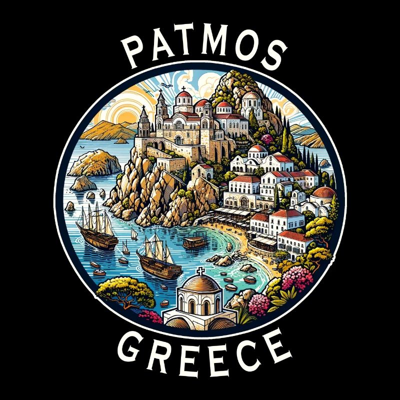 Vacances à Patmos, Grèce, Voyage en mer Égée