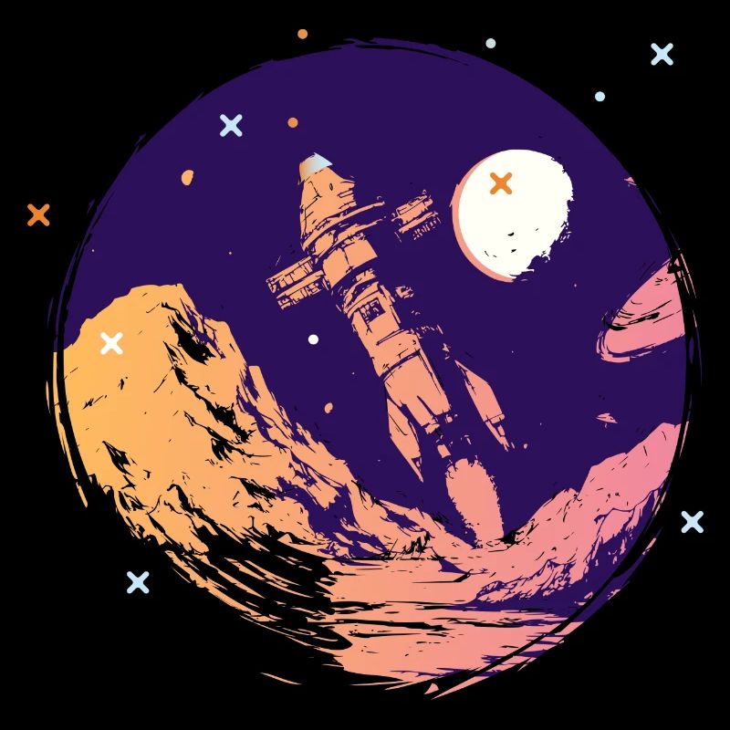 fusée espace école de l’espace début Allez nerd de l’espace