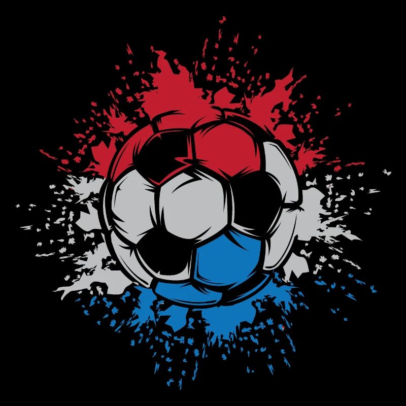 Fußball Farbexplosion Niederlande Team Holland