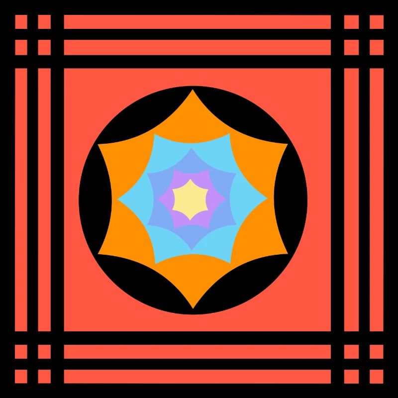 Farbenspiele mit Stern