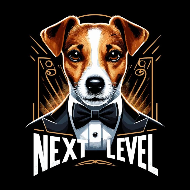 Jack Russell Terrier Smoking Next Level Geschenk
