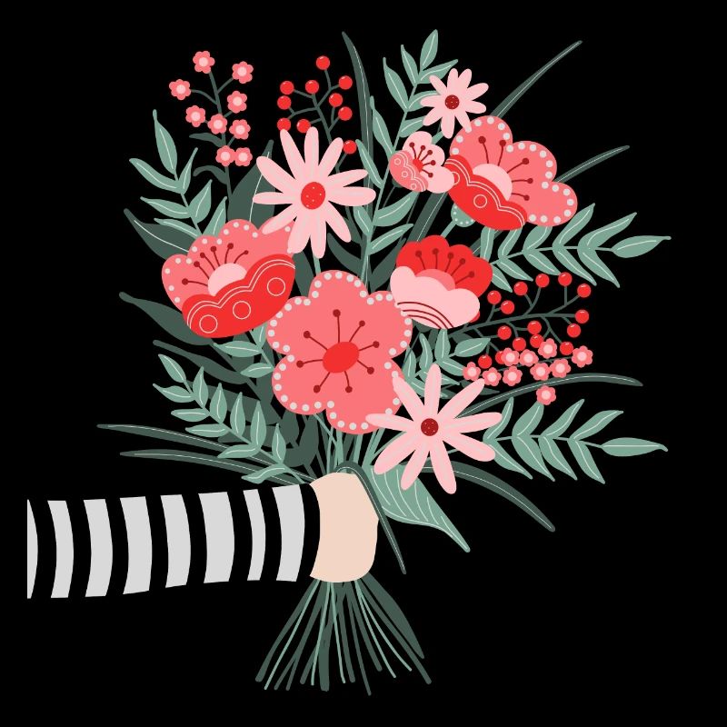 Dites simplement merci - une chère salutation aux fleurs