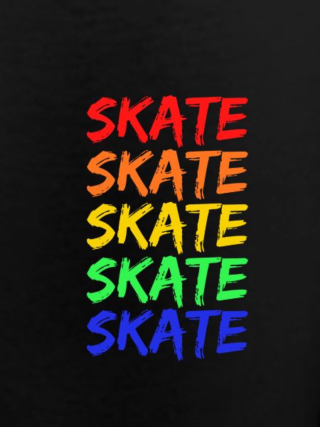 Rainbow Skate Lettering