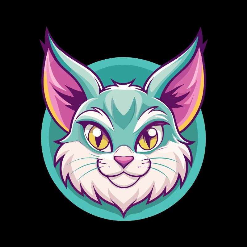 Pixie Bob Chat Race Dessin animé Kawaii Animal Pet