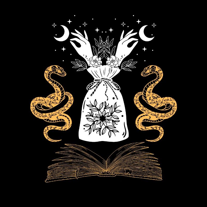 Moonlit Grimoire Serpent Hands