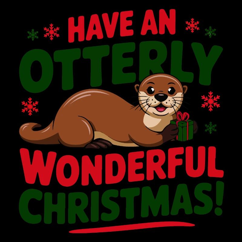 Conception de célébration de Noël Otterly