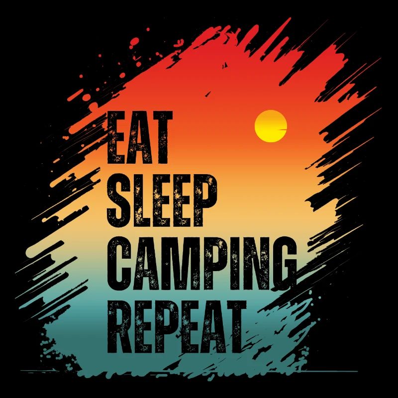 MANGER DORMIR CAMPING RÉPÉTER