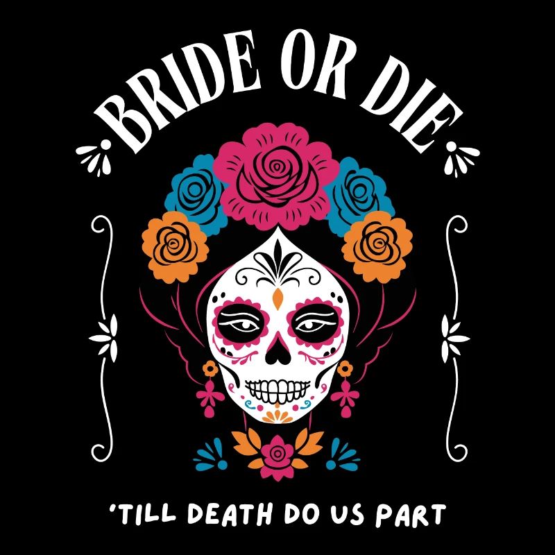 Bride or Die – Skull Design