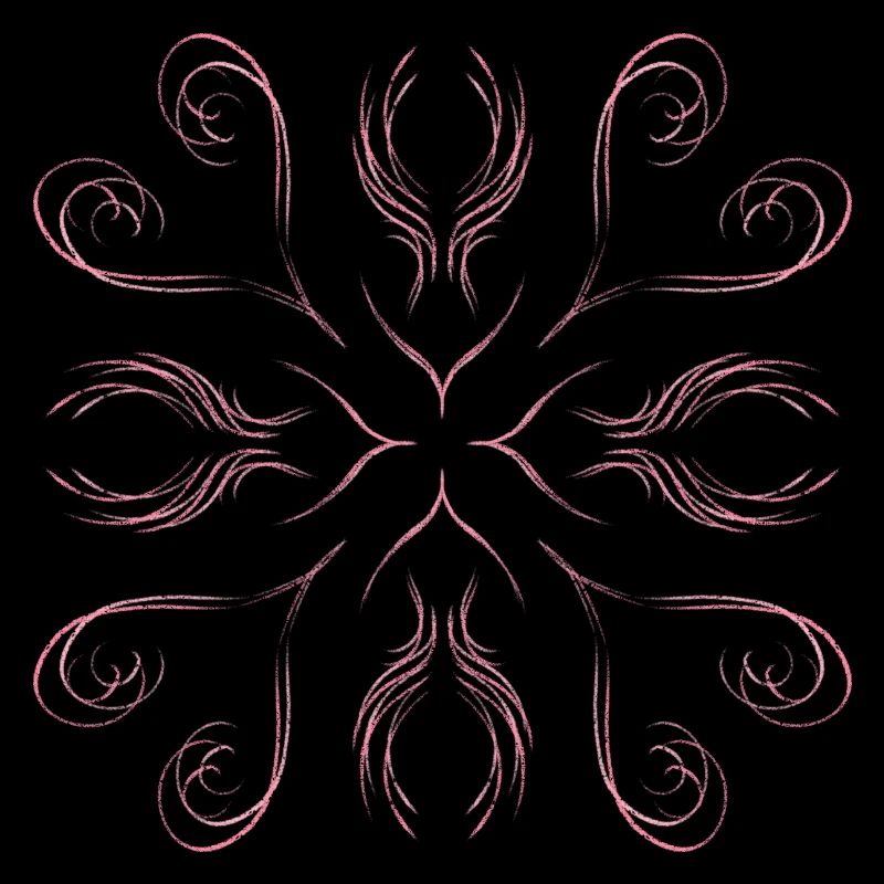 Pink hearts as a pattern