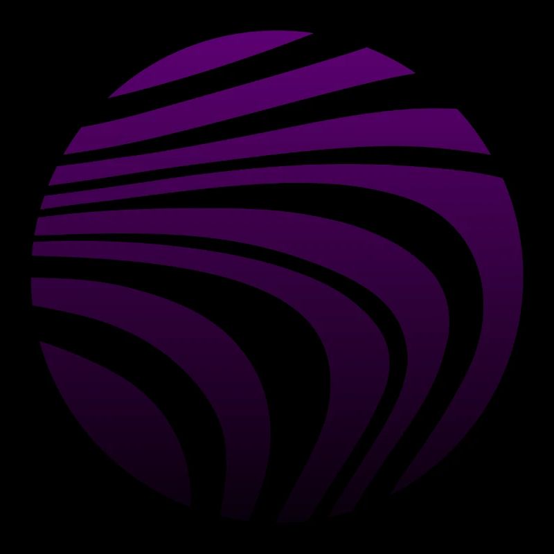 Psychedelic Pattern Violet Gradient