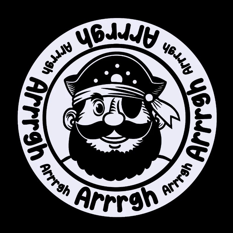 Drôle de pirate avec cache-œil