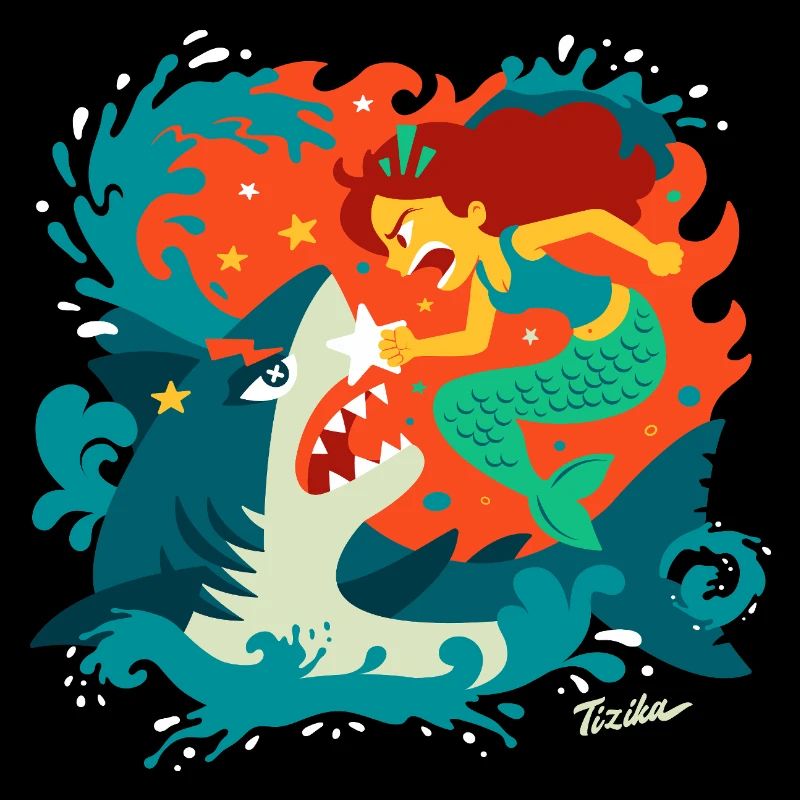 Sirène versus Requin