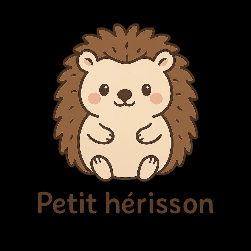 hérisson mignon "Petit hérisson"