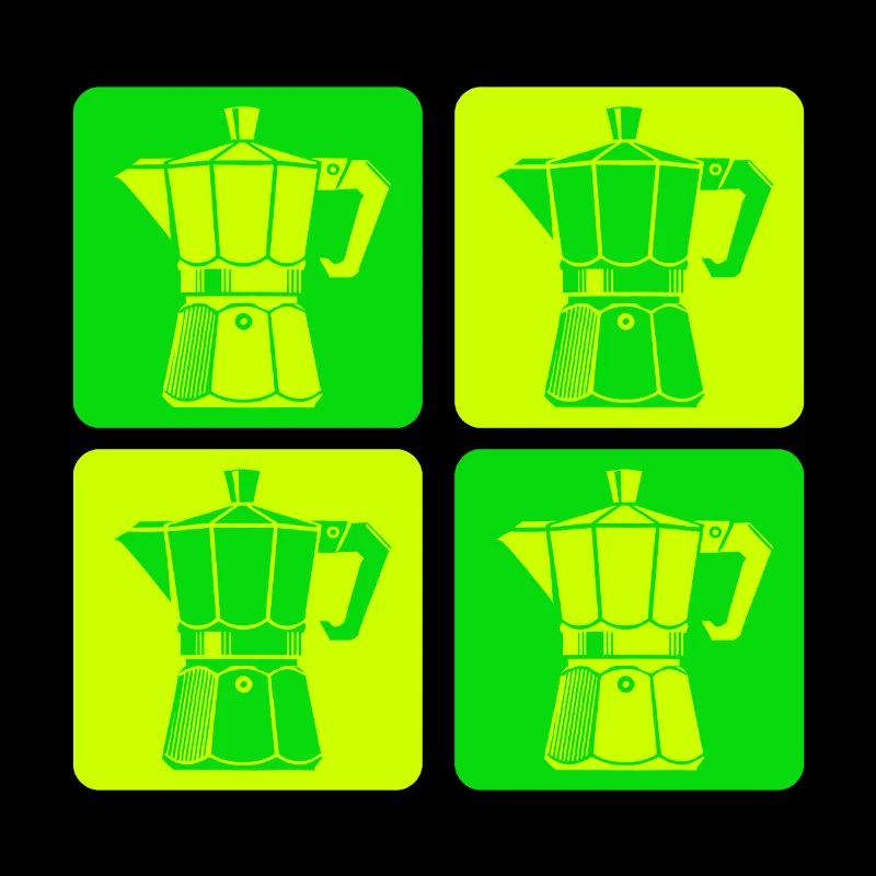 Retro Espresso Maker Pop Art