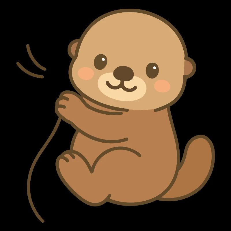 Eingekuschelt Seeotter