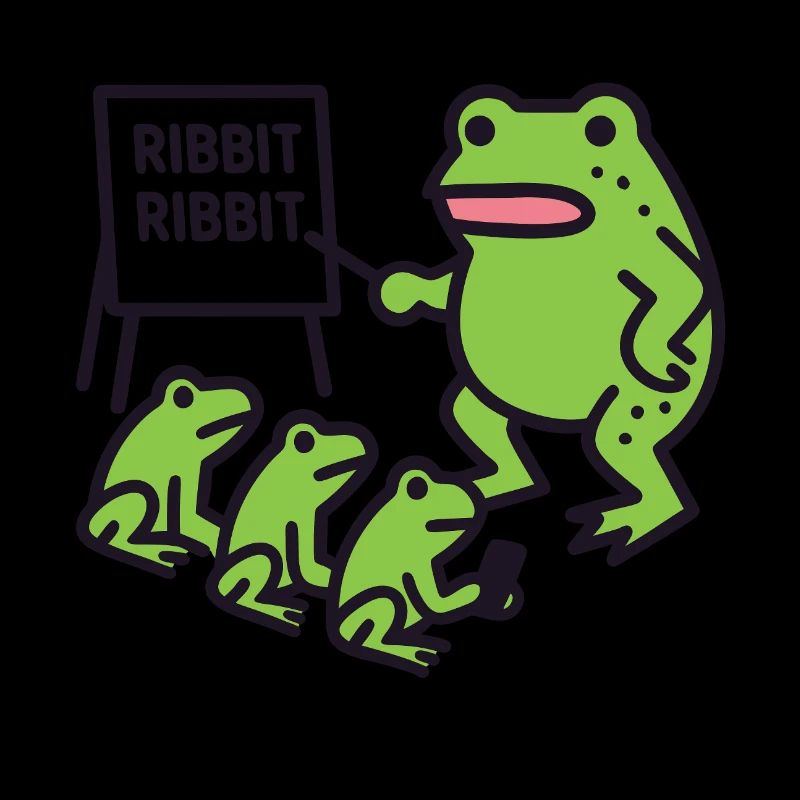 Frog Teaching with Ribbit Phrase