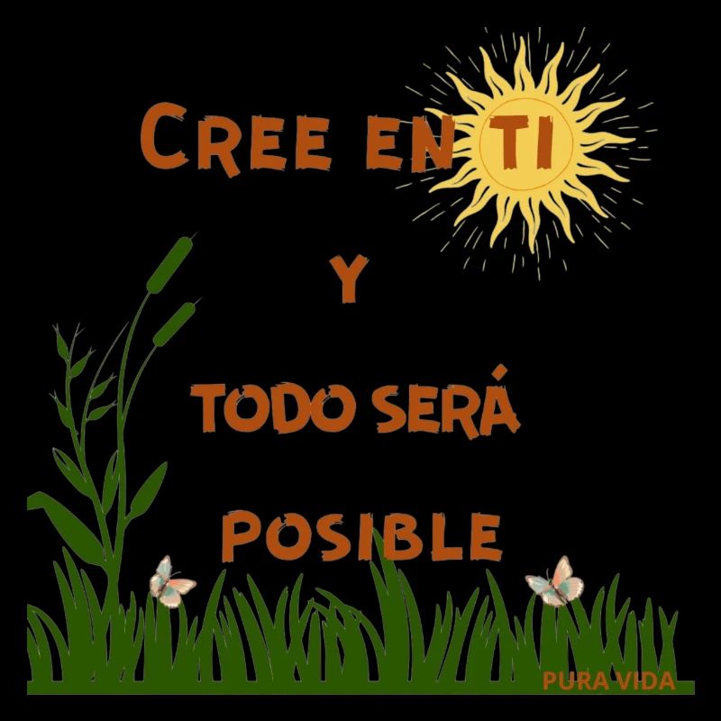 Glaube an dich selbst und alles wird möglich sein