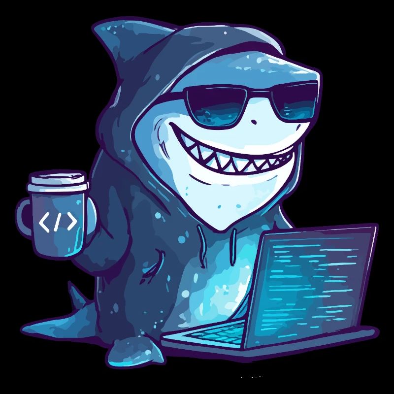 Conception de Cyber Shark Hacker