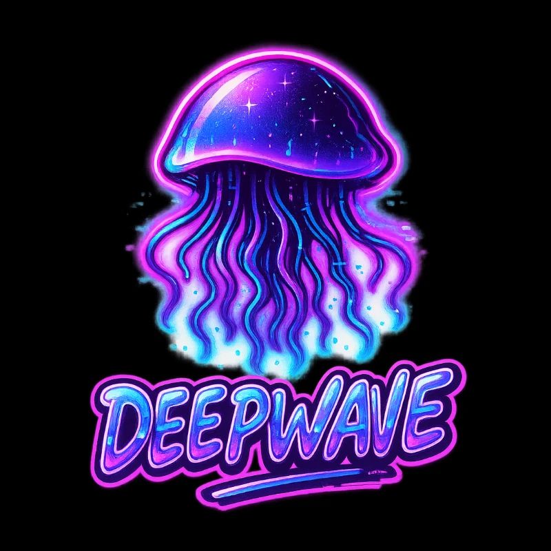 Conception de méduse néon Deepwave