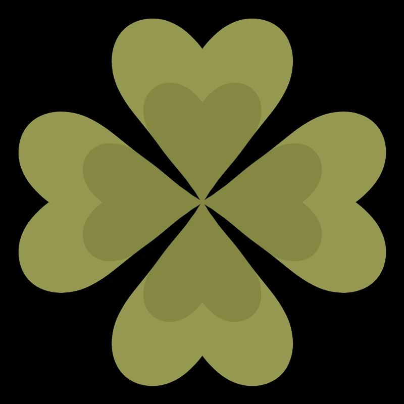 Four-Leaf Clover Pattern Design
