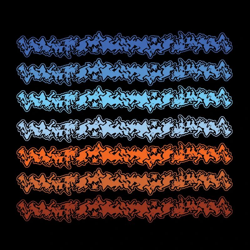 Conception abstraite de lignes dégradées