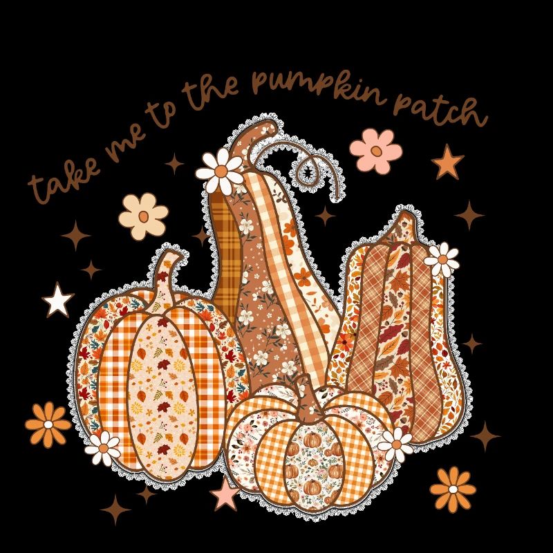 Patchwork Kürbis Patch