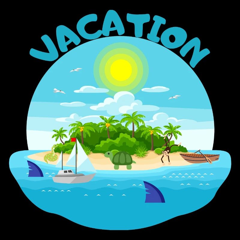 Conception de plage idyllique d’île tropicale