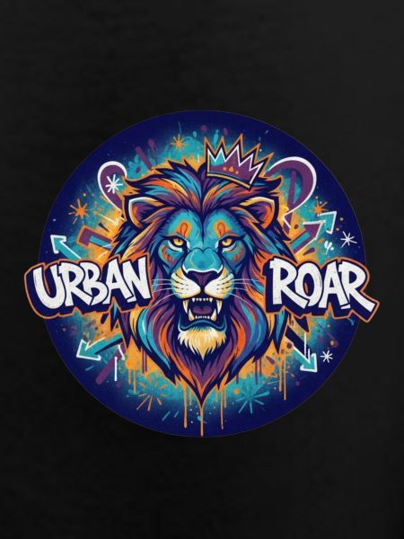 Urban Lion Graffiti Circle