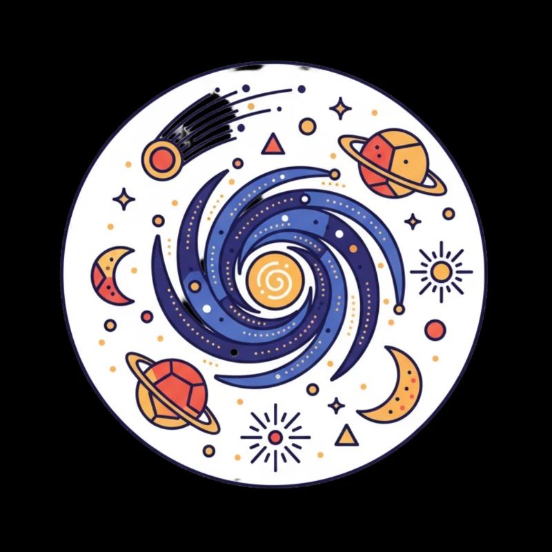 Cosmic Vortex Galaxy