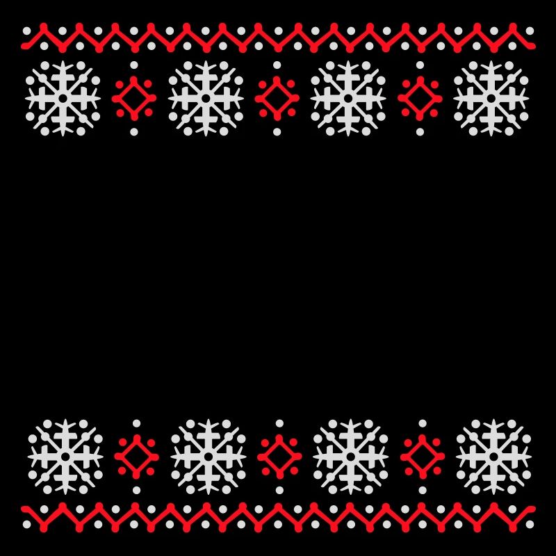 pull moche motif de Noël flocons de neige cool