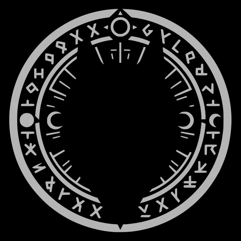 Rune Star Circle Emblem