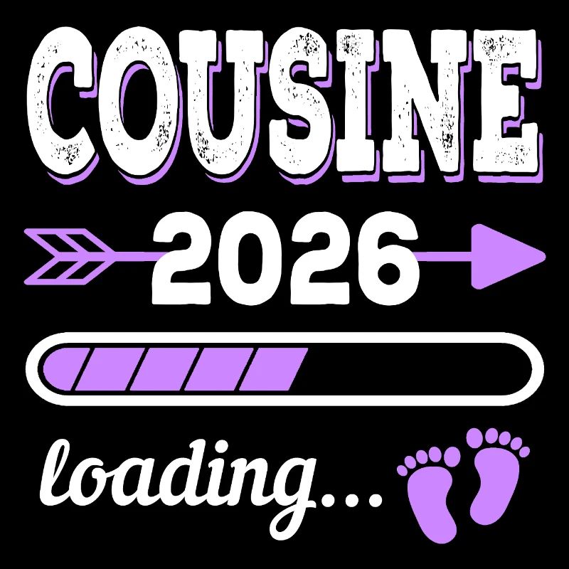 Cousin 2026 Loading Pregnancy Gift Idea