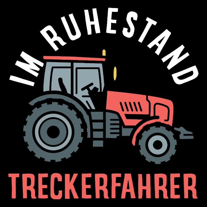 Tractor Driver Retirement Profession Pension Funny