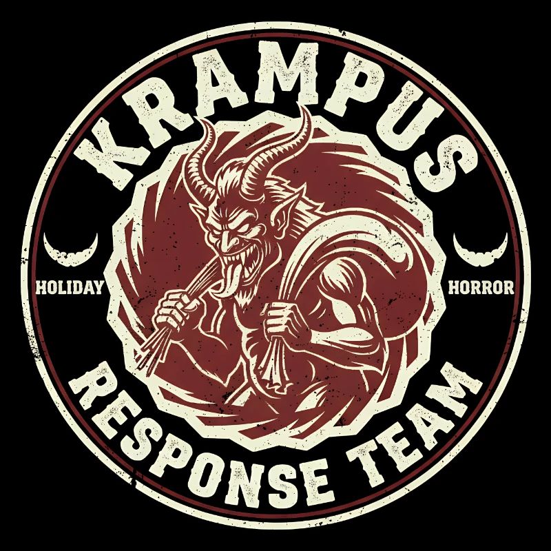 Équipe d’intervention Krampus Cryptide drôle Krampus