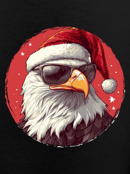 Eagle Santa with sunglasses