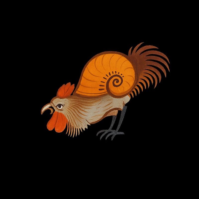 Medieval Rooster – Stylized Creature