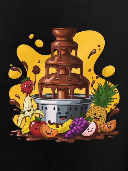 Chocolate Fountain Fruit Parade
