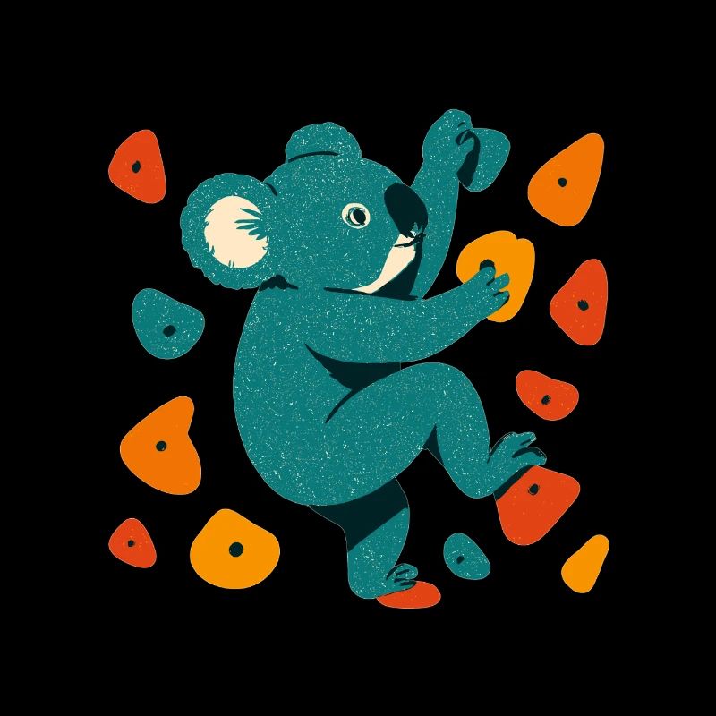 Bouldering Koala Koala Bear Climbing Gift