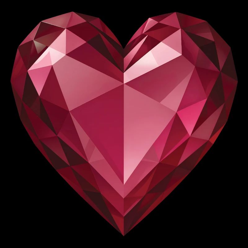 RUBY HEART - peace & love