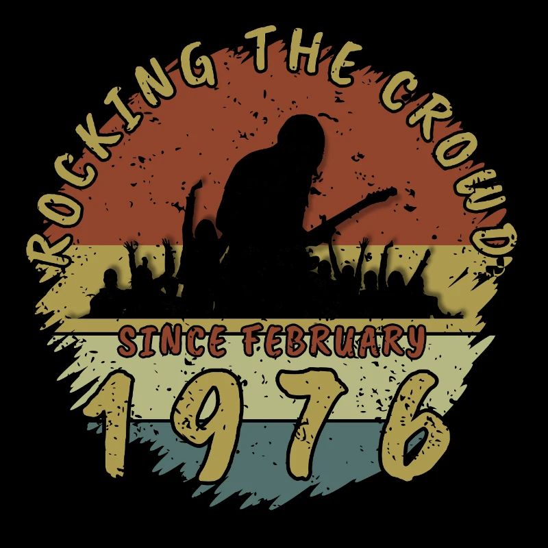 50. Geburtstag Rocking the crowd GIT 02/1976