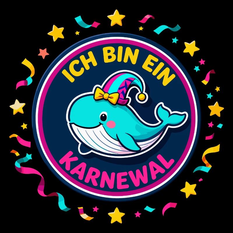 JE SUIS UN KARNEWAL Carnaval Jeu de mots drôle